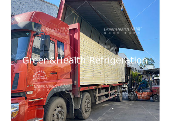 Otomatik Dondurma Dondurucu Soğuk Oda Et Kuzu Karides Depolama Walk In Cooler