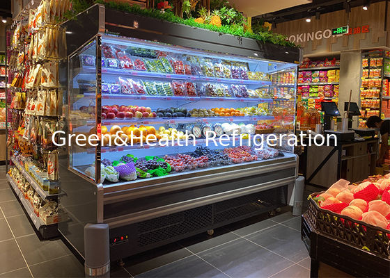 Süpermarket İçecek Buzdolabı Akıllı Termostatlı Hava Soğutma Soğutucu