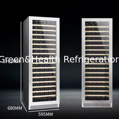 ETL Sertifikası 360° Havalandırma Şarap Soğutucu 418L 220V 50HZ Otomatik Dondurma Sistemi ile