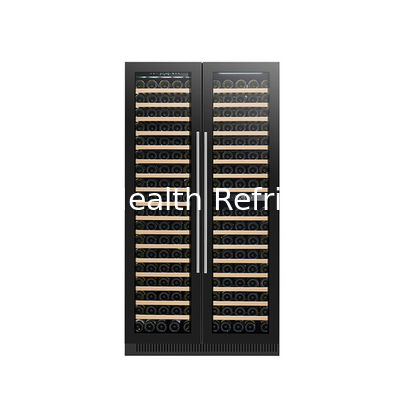 ETL Sertifikası 185 Şişeler Şarap Ekranı Soğutucu Çift Bölgelik Elektrik Cam Kapı Modeli LD-185D