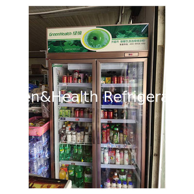Ticari süpermarket / Mağaza İki / Üç Cam Kapı Ekonomi Buzdolabı Ekran Buzdolabı