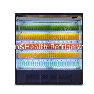 Beş Katmanlı Ekran Raf Sağ açılı Alt Birim Açık Depolama Ekran Dondurucu