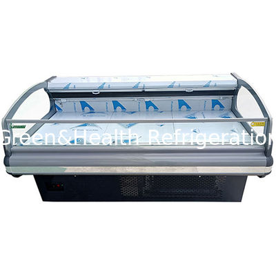 Dahili Kompresörlü Avrupa Tipi Yarı Açık Taze Et Teşhir Soğutmalı Dondurucu