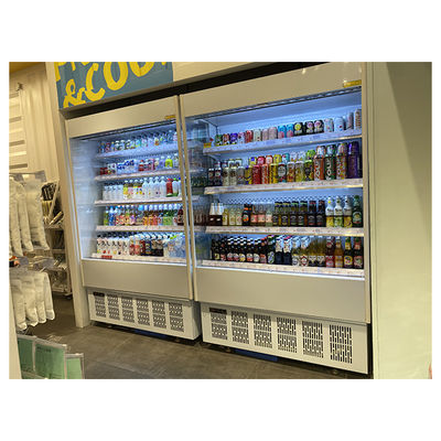 Küçük Depolama Ekranı Soğutulmuş Meyve/ Sebze/ Süt Açık Dondurucu Mini Dondurucu