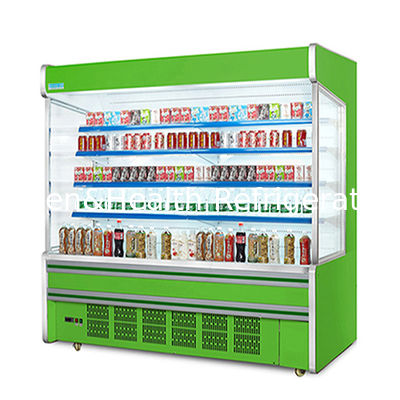 Built In Unit Supermarket/Store Fruit/Vegetable Refrigerated Open Cabinet Freezer