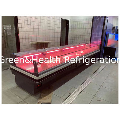 Avrupa tarzı yüksek kaliteli taze et depolama ekranı Soğutucu buzdolabı