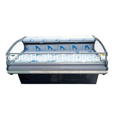 Yatay Yüksek Kaliteli Avrupa Tasarımı Taze Et Dondurucu Depolama Ekran Dondurucusu