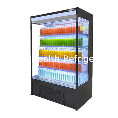 Süpermarketler için 2~8°C Sıcaklık Aralığı, LED Işık ve Uzaktan Kumanda Sistemli Açık Tip Teşhir Buzdolabı