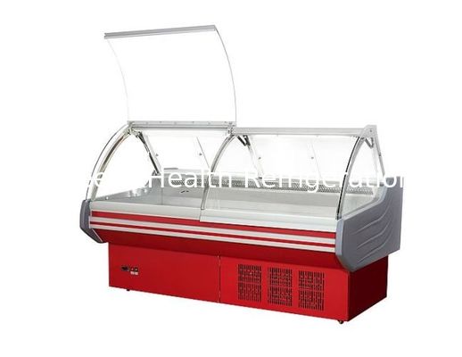 Lift Up Kavisli Cam Kapı Deli Ekran Buzdolabı / Et Teşhir Chiller