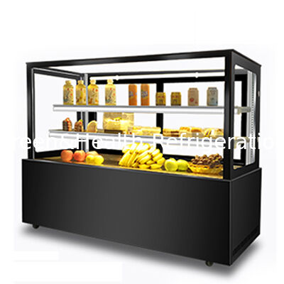 Commercial Stainless Steel Cake Display Freezer with 3 Layers and Digital Thermostat for Pastry Refrigeration