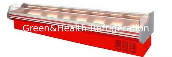 ROHS Deli Display Buzdolabı, Etli Deniz Ürünleri İçin 2m Açık Ekran Soğutmalı Vitrin