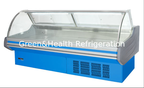 Avrupa Tarzı Et Teşhir Buzdolabı Özelleştirilebilir Şarküteri Soğutucu yemek Kutusu