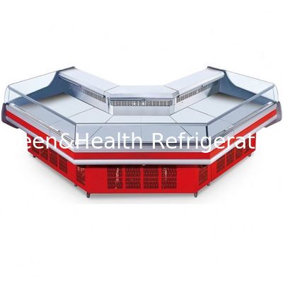 Kasaplık Et Balık Soğutucu Ekran Vitrin Büyük Kapasiteli Enerji Tasarrufu