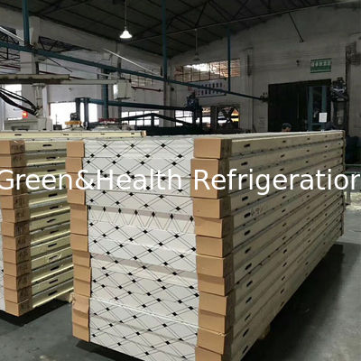 Soğuk Oda Kereste Görünümlü Pu Sandviç Panel Soğutma Panelleri Camlock Panel PU