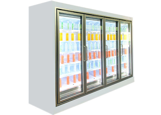 Kapı Likör Vitrin Bar Buzdolabı Enerji Tasarrufu ile Dikey Çok Katlı Chiller